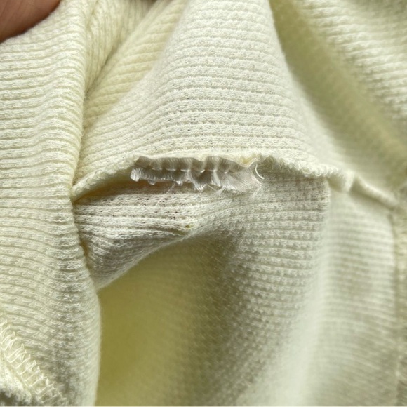 Free People Cream and Brown Long Sleeve Top - Picture 12 of 13